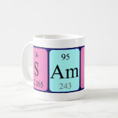 Samira Periodenname Tasse (Vorderseite Links)