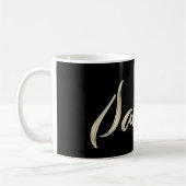 Samira white gold Handwriting Tasse Kaffeetasse (Links)