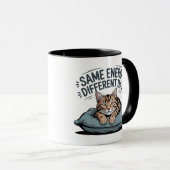 Samische Energy Different Day Cat Wird Cute Lazy C Tasse (VorderseiteRechts)