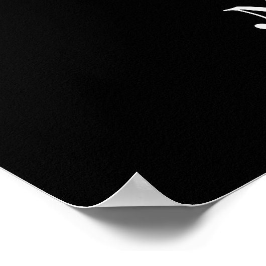 Samisk boplats gul svart poster (Ecke)