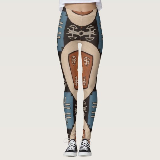 Samisk inspiration  leggings (Vorderseite)
