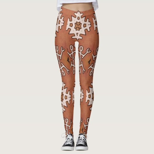 Samisk inspiration  leggings (Vorderseite)