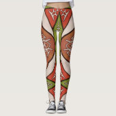 Samisk inspiration  leggings (Vorderseite)