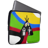 Samiska klara roliga färger mönster laptopschutzhülle (Vorne Rechts)