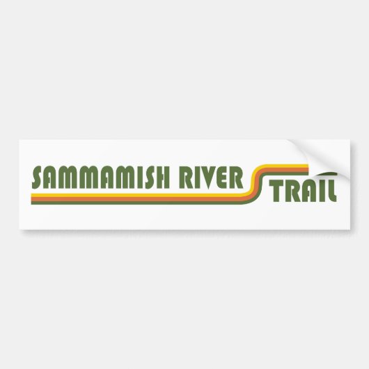Sammamish River Trail Washington Autoaufkleber (Vorne)