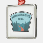 Sammamish River Trail Washington Ornament Aus Metall (Links)