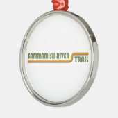 Sammamish River Trail Washington Ornament Aus Metall (Links)