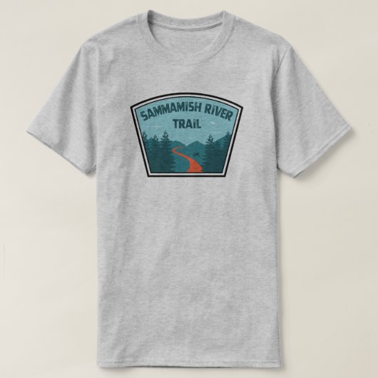 Sammamish River Trail Washington T-Shirt (Design vorne)