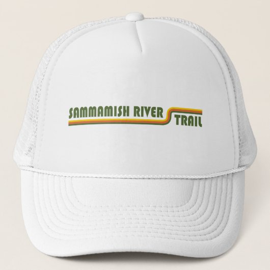 Sammamish River Trail Washington Truckerkappe (Vorderseite)