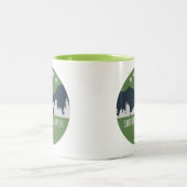 Sammamish River Trail Washington Zweifarbige Tasse (Mittel)