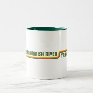 Sammamish River Trail Washington Zweifarbige Tasse