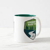 Sammamish River Trail Washington Zweifarbige Tasse (VorderseiteRechts)
