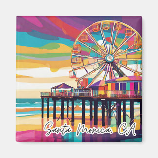 Sammelband Funky City Magnet - Santa Monica