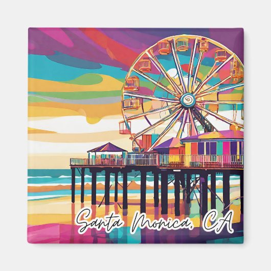 Sammelband Funky City Magnet - Santa Monica (Vorne)