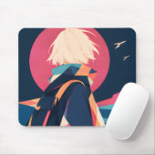 Sammelbare Anime-Mauspad Mousepad (Mit Mouse)