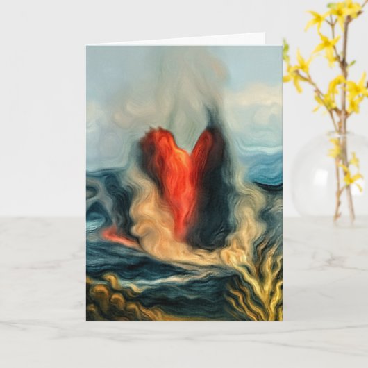 Sammelbare anpassbare Glow Forth Karte (Gelbe Blume)