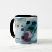 Sammelbare bunte abstrakte Kunst-Tasse durch Tasse (Vorderseite Links)