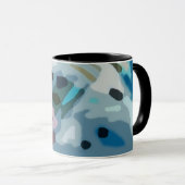 Sammelbare bunte abstrakte Kunst-Tasse durch Tasse (VorderseiteRechts)