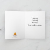Sammelbare Glow-Forth-Grußkarte Karte (Innenseite)