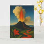 Sammelbare Glow-Forth-Grußkarte Karte (Gelbe Blume)