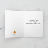 Sammelbare Glow Forth Grußkarte Karte (Innenseite)