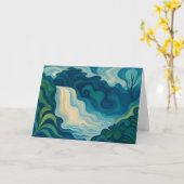 Sammelbare Glow-Forth-Grußkarte Karte (Gelbe Blume)