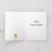 Sammelbare Glow-Forth-Grußkarte Karte (Innenseite)