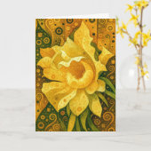 Sammelbare Glow-Forth-Grußkarte Karte (Gelbe Blume)