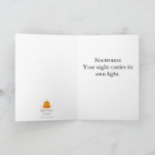 Sammelbare Glow-Forth-Grußkarte Karte (Innenseite)