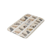 Sammelbare Katzen-Bad-Matte Badematte (Schrägansicht)