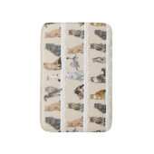 Sammelbare Katzen-Bad-Matte Badematte (Vorderseite Vertikal)