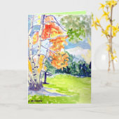 SAMMELBARE KUNST - GRUSS-KARTEN - "NATUR-" THEMA KARTE (Gelbe Blume)