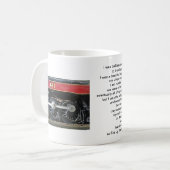 Sammelbare N&W 611 Tasse mit einem Gedicht (Vorderseite Links)