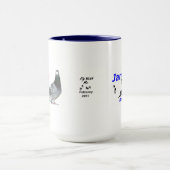 Sammelbare Reihe Janssen laufende Tauben Tasse (Zentrum)