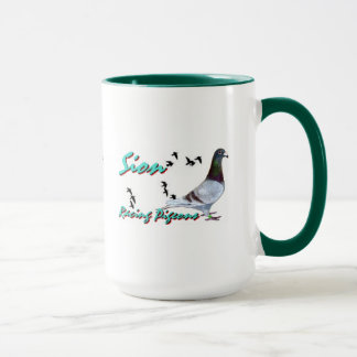 Sammelbare Reihe Sion laufende Taube Tasse