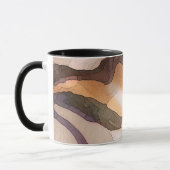 Sammelbare subtile Farbabstrakte Kunst-Tasse Tasse (Links)