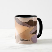 Sammelbare subtile Farbabstrakte Kunst-Tasse Tasse (VorderseiteRechts)