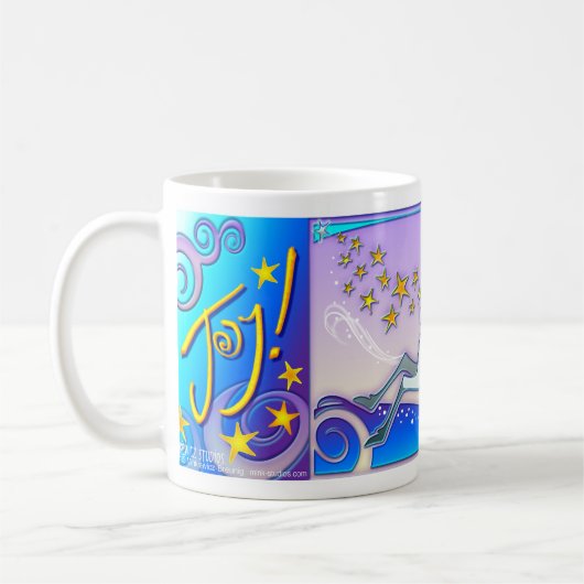 Sammelbare u. "Freude-" Ren-Tasse der Kaffeetasse (Links)