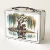 Sammelbären von Calm Waters Metall Brotdose (Rückseite)