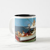 Sammelbarer Chris-Handwerks-Kommandant Boats Zweifarbige Tasse (Vorderseite Links)