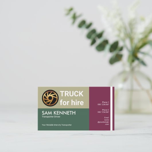 Sammelbehälter Visitenkarte (Stehend Vorderseite)