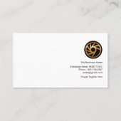 Sammelbehälter Visitenkarte (Rückseite)