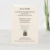 Sammelfähige Glow Forth Grußkarte Feiertagskarte (Rückseite)