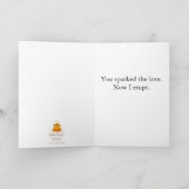 Sammelfähige Glow Forth Grußkarte Karte (Innenseite)