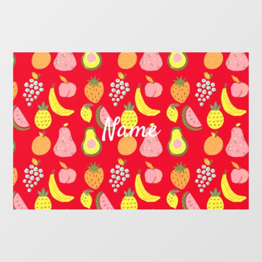 Sammelfruchtsammlung Thunder_Cove Fensteraufkleber (Blatt)