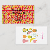 Sammelfruchtsammlung Thunder_Cove    Visitenkarte (Vorne/Hinten)