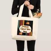 Sammelheft für emotionale Unterstützung Jumbo Stoffbeutel (Vorderseite (Produkt))