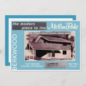 Sammelkarte des Midland Park House Model Einladung (Vorne/Hinten)