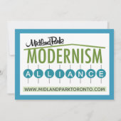 Sammelkarte für das Midland Park House Model Einladung (Rückseite)