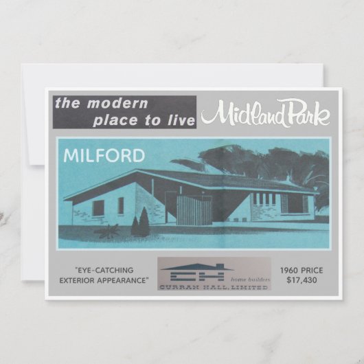 Sammelkarte für das Midland Park House Model Einladung (Vorderseite)